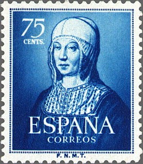 ESPAÑA 1951 1093 Sello Nuevo Centenario Isabel la Catolica Yv 812