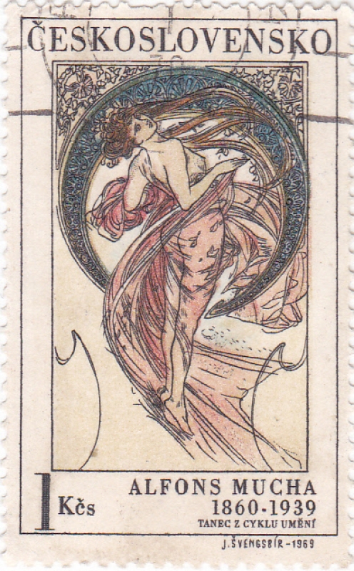 Alfons Mucha: Danza