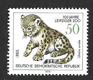 1913 - Centenario del Zoológico de Leipzig (DDR)