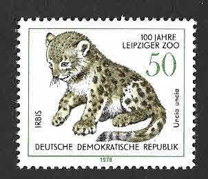 1913 - Centenario del Zoológico de Leipzig (DDR)