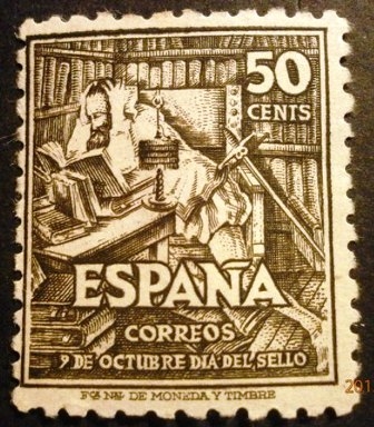 ESPAÑA 1947 IV Centenario del nacimiento de Cervantes