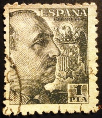 ESPAÑA 1949-1953  Cid y General Franco