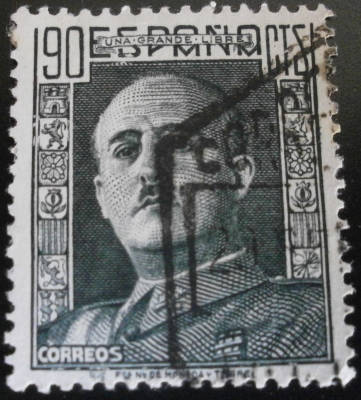 ESPAÑA 1949-1953  Cid y General Franco