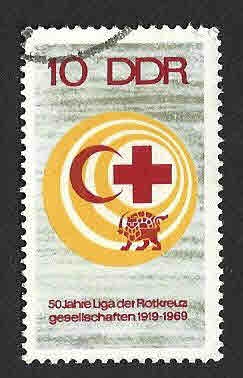 1099 - L Aniversario de las Ligas de Sociedades de la Cruz Roja (DDR) 