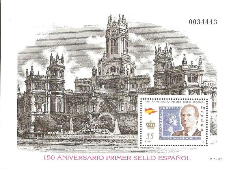 H.B. 150 aniversario primer sello español