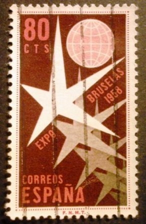 ESPAÑA 1958 Exposición de Bruselas