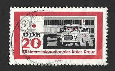 652 - Centenario Internacional de la Cruz Roja (DDR)