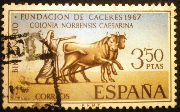 ESPAÑA 1967 Bimilenario de la fundación de Cáceres