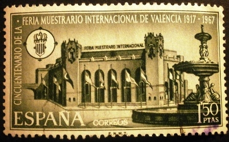 ESPAÑA 1967 L aniversario de la Feria Muestrario Internacional de Valencia. 