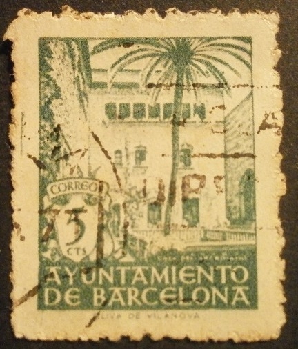 ESPAÑA 1945 BARCELONA  Casa del Arcediano