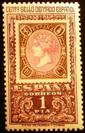 ESPAÑA 1965 Centenario del 1º Sello Dentado