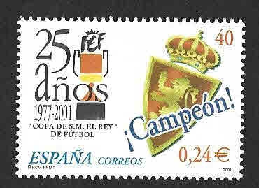 Edif 3805 - XXV Aniversario de la Copa de S.M el Rey de España de Fútbol