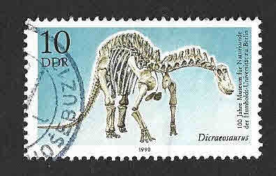 2812 - Centenario del Museo de Historia Natural de Berlín (DDR)