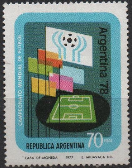 Mundial d' futbol Emblema y bandera