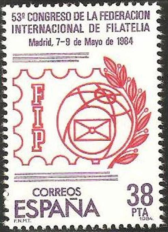 2755 - 53º congreso de la federación internacional de filatelia