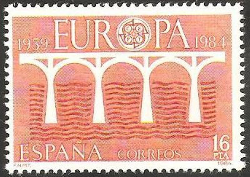 2756 - Europa Cept , XXV Anivº