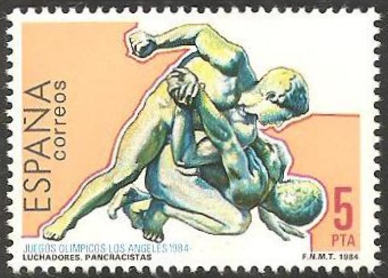 2770 - Olimpiadas de Los Angeles 84, luchadores