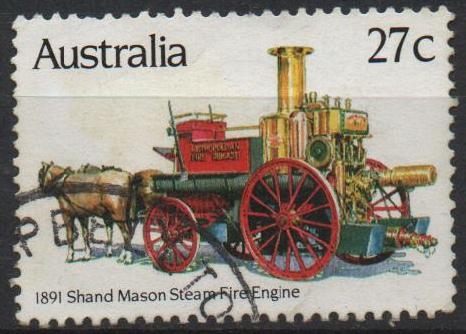 Coches d' Bomberos: Shand Mason Vapor, 1891