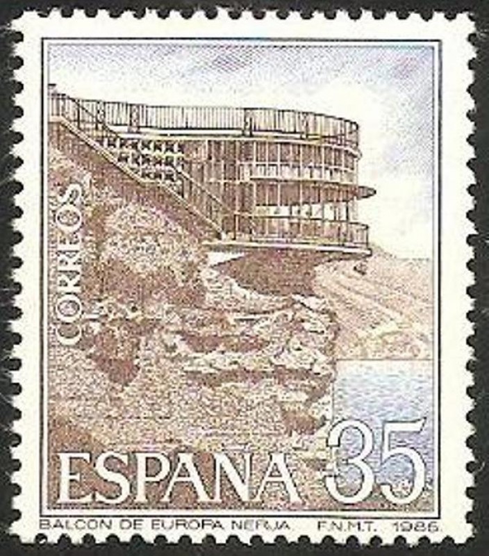 2837 - Balcón de Europa en Nerja, Málaga