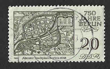 2547 - 750 Aniversario de la Ciudad de Berlín (DDR)