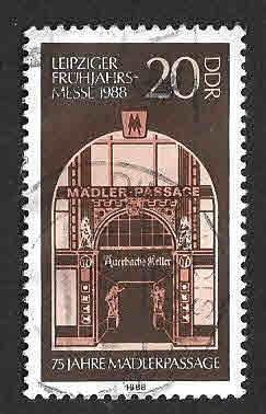 2660 - LXXV Aniversario del Pasaje Madler (DDR)