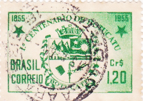 Centenario de la ciudad de Botucatu/SP. Escudo del Centenario