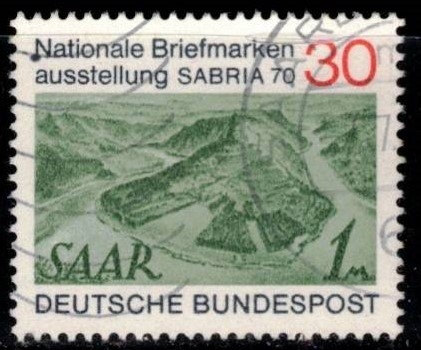 Exposición Nacional de Sellos Sabria 1970 en Saarbrücken