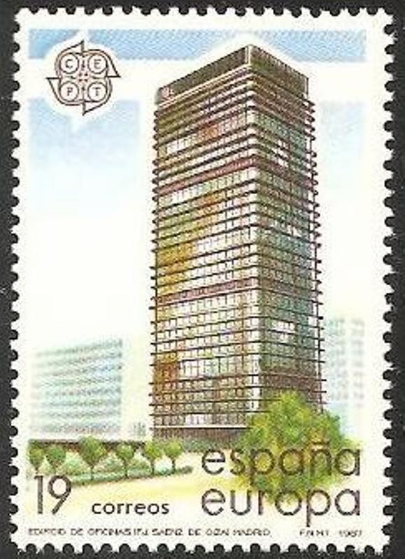 2904 - Europa Cept, Edificio del Banco de Bilbao en Madrid