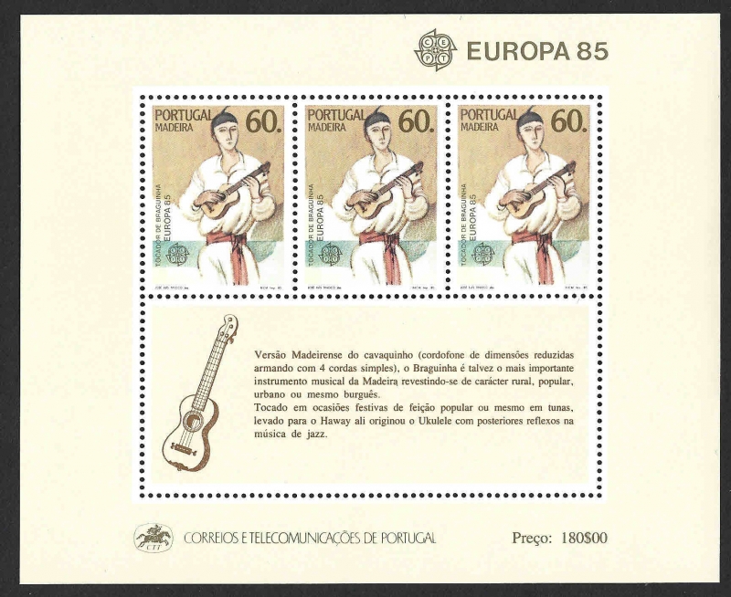 HB 101a - Año Europeo de la Música (MADEIRA)