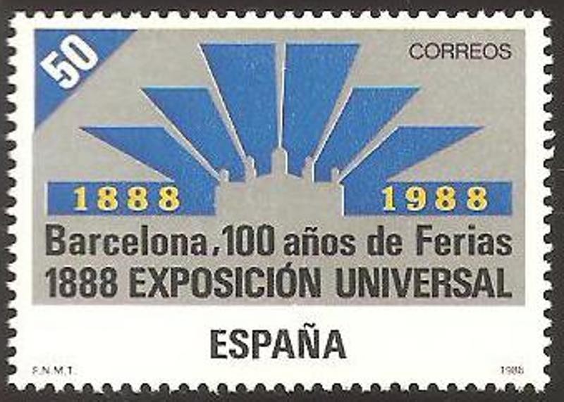 2951 - I Centº de la Exposición Universal de Barcelona