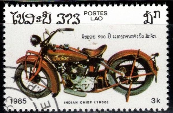 Centenario de la motocicleta(Jefe indio. 1930).