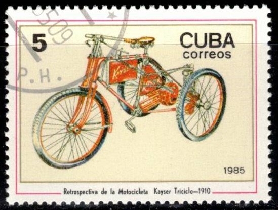 Centenario de la motocicleta(Kayser-Dreirad, 1910).