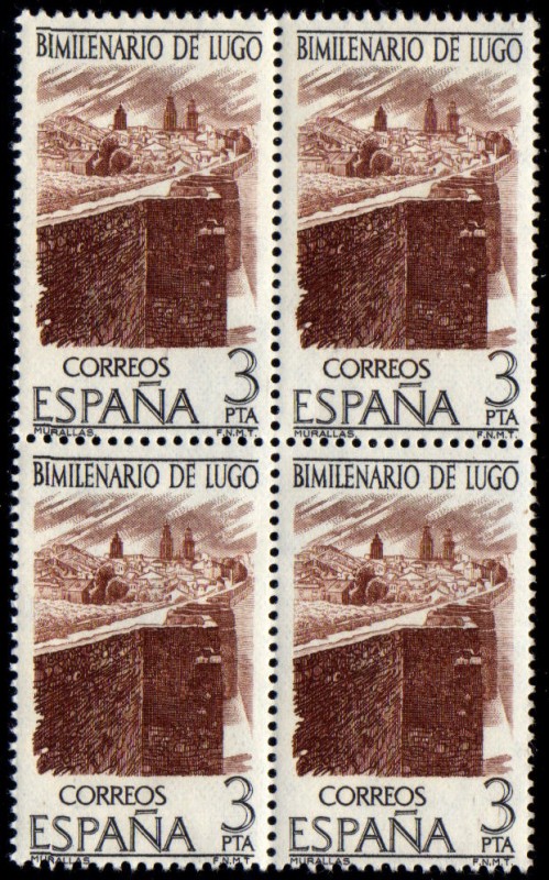 1976 B4 Bimilenario de Lugo: Murallas Edifil 2357