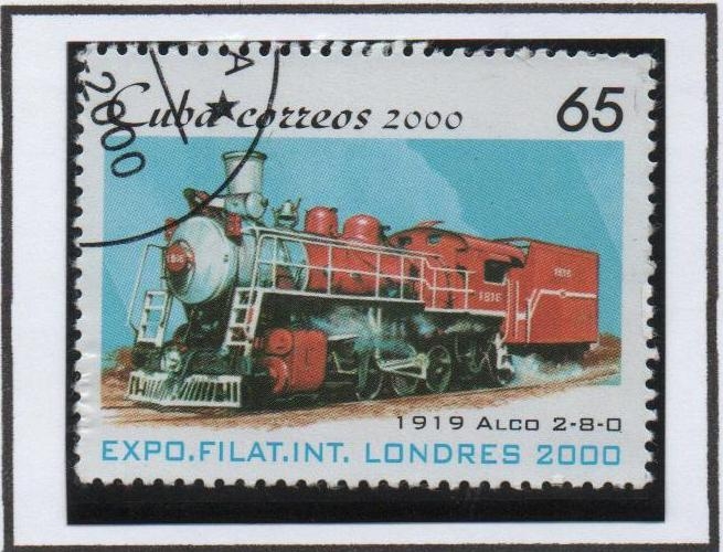 EXPO Filat. Londres'2000: Alco2-8-0 1919