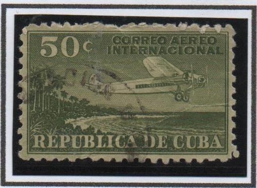 Avion y costas d' Cuba