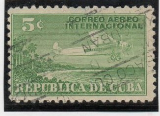 Avion y costas d' Cuba