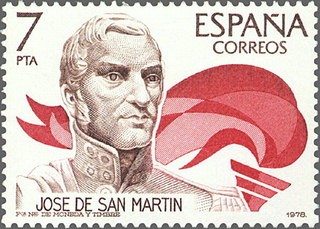 ESPAÑA 1978 2489 Sello Nuevo America España Jose de San Martin