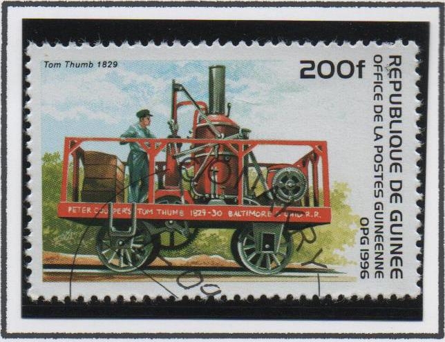 Locomotoras: Tom Thumb (1829)