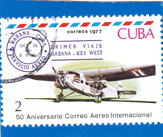 50 aniversario Correo Aéreo Internacional