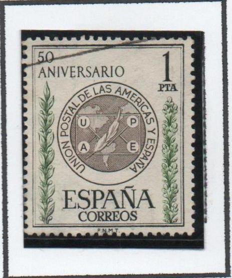 L Aniv. d' l' Unión Postal d' l' Américas y España