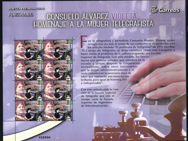 Homenaje a la mujer telegrafista