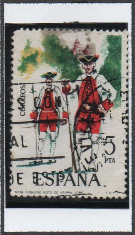 Fusilero d' Regimiento d' Vitoria