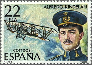 ESPAÑA 1980 2598 Sello Nuevo Pioneros aviación Alfredo Kindelan Duany Yvert2232 Scott2228