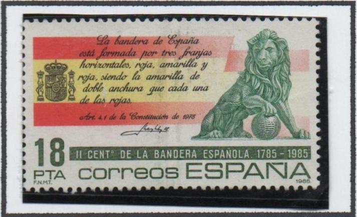 II centenario d' l' Bandera Española. León d' Congreso