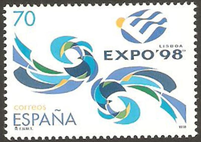 3554 - exposicion universal de lisboa expo 98