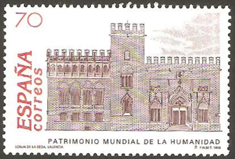 3559 - patrimonio mundial de la humanidad, lonja de la seda, valencia