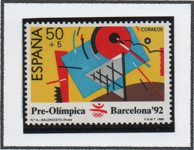 Barcelona'92 I serie Preolímpica. Baloncesto