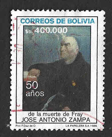 735 - L Años de la Muerte de Fray José Antonio Zampa