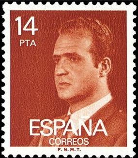 ESPAÑA 1982 2650 Sello Nuevo Serie Basica Rey D. Juan Carlos I Michel2538