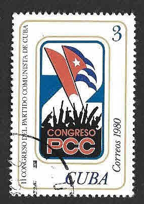 2376 - II Congreso del Partido Comunista de Cuba